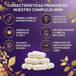 🧬Complejo NMN 10 en 1 de 1000 mg (60 Cápsulas) 🌿
