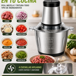 🔪 Molino Picador Eléctrico Acero Inoxidable🔥