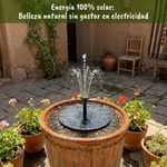 2x1 🌸 Fuente Solar Decorativa Flotante – Sin Electricidad