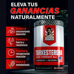 (55% DESCUENTO) Turkesterone Old School™ | Potencia tu Fuerza, Energía y Vitalidad Masculina