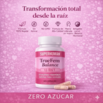 🌸 TRUE FEM™ BALANCE | Equilibrio Hormonal y Bienestar Femenino Natural (60 Cápsulas)