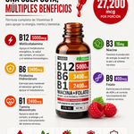 🍃Vitamina B12+B6+B1™ PAGA 1 Y LLEVA 2 + ENVÍO GRATIS: Mente Clara y Vital